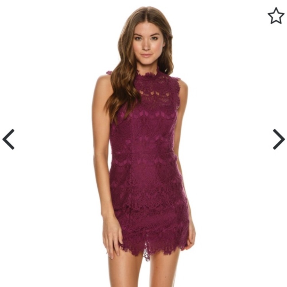 FREE PEOPLE DAYDREAM BODYCON LACE DRESS